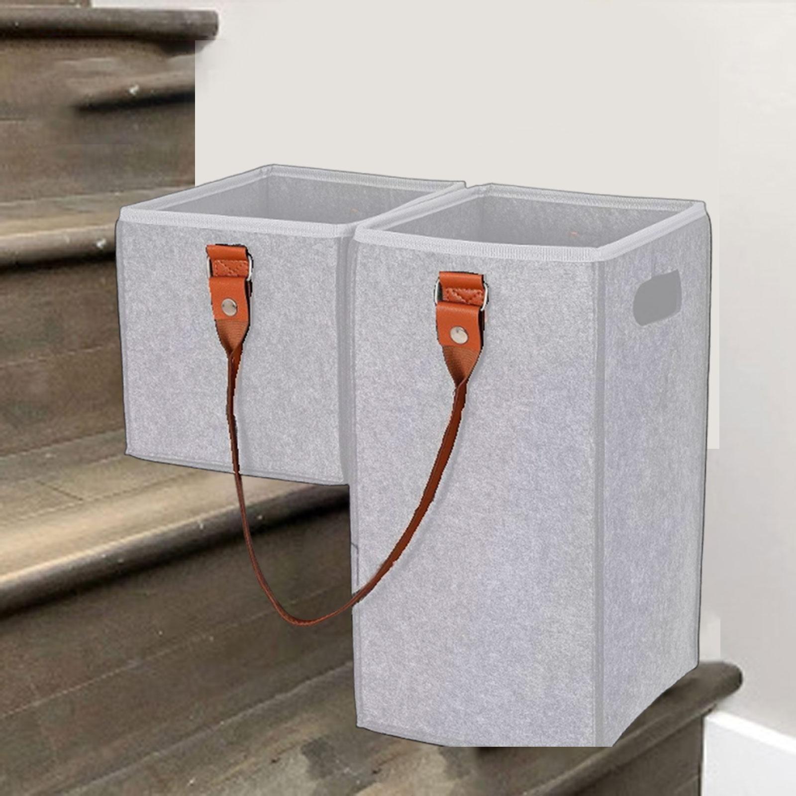 Books - Felt Stair Storage Basket Bag Washable
