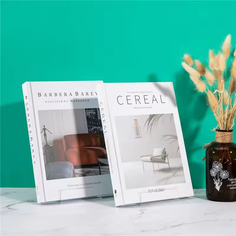 4pcs Acrylic Book Stand Book H - Clear Acrylic Book Stand Holder ulasan dan harga
