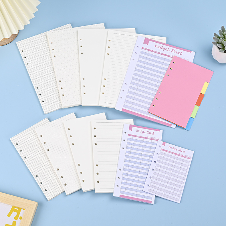 A6 A5 Loose Leaf Notebook Refi - A5 Spiral Dotted Grid Notebook ulasan dan harga