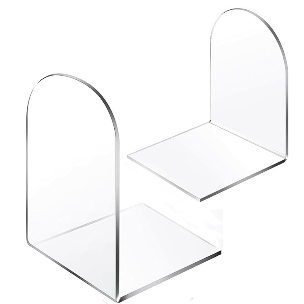 Acrylic Book Ends for Book She - Clear Acrylic Book Stand Holder ulasan dan harga