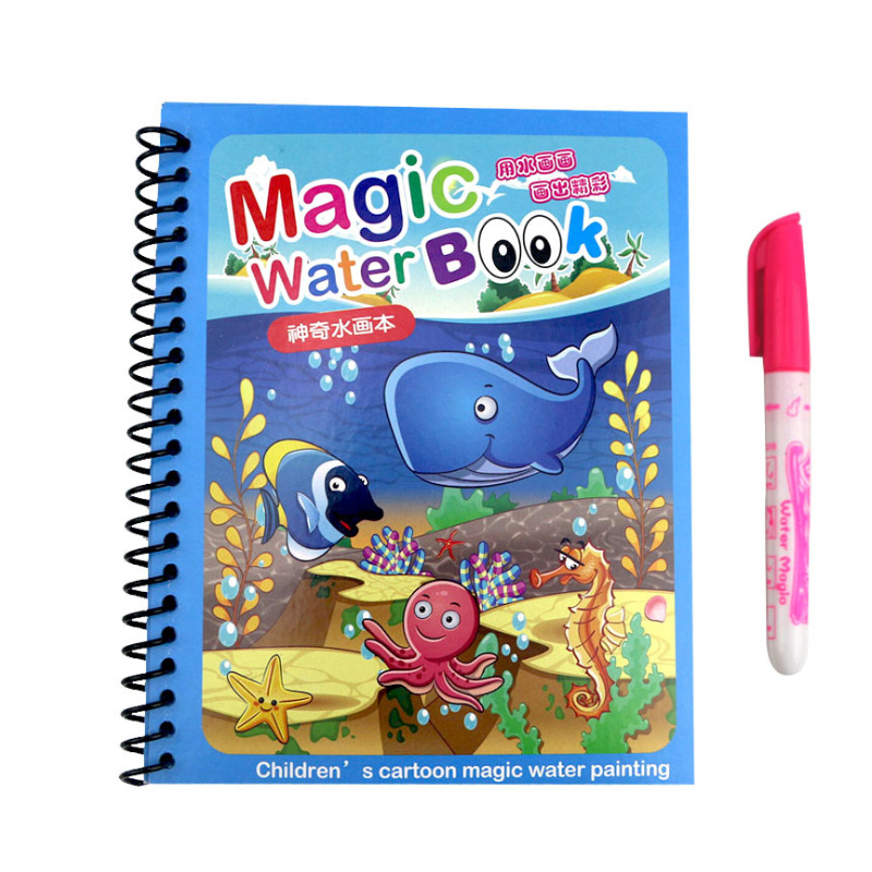 Hot Sale Reusable Magic Water  - Reusable Water Magic Coloring Book ulasan dan harga