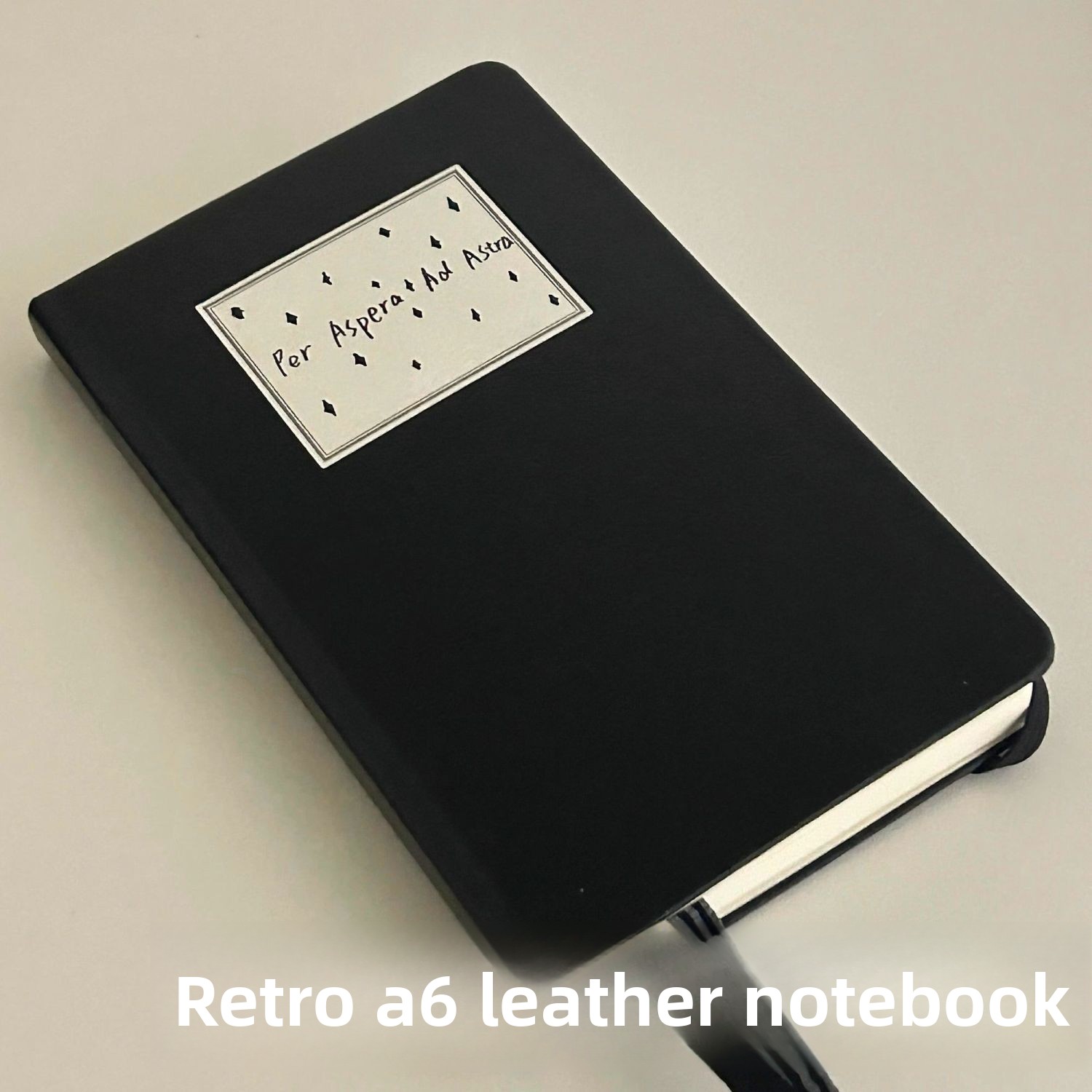 Vintage A6 Black Leather Journ - Vintage Leather Journal Notebook ulasan dan harga