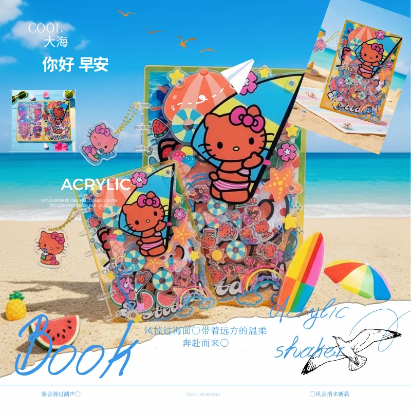 Acrylic Shaker Notebook A5 A7  - Stationery Books ulasan dan harga