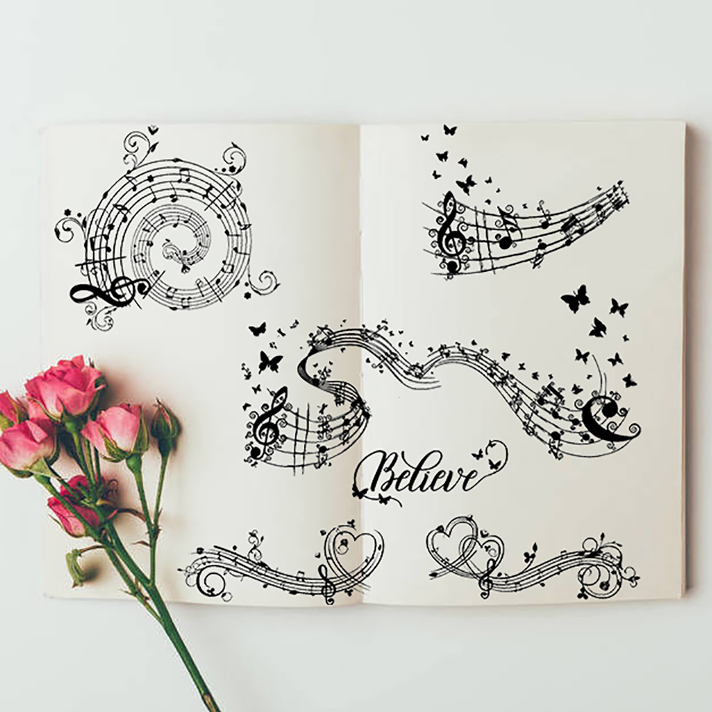 AZSG Music Score|Butterfly Not - Blank Sheet Music Notebook ulasan dan harga