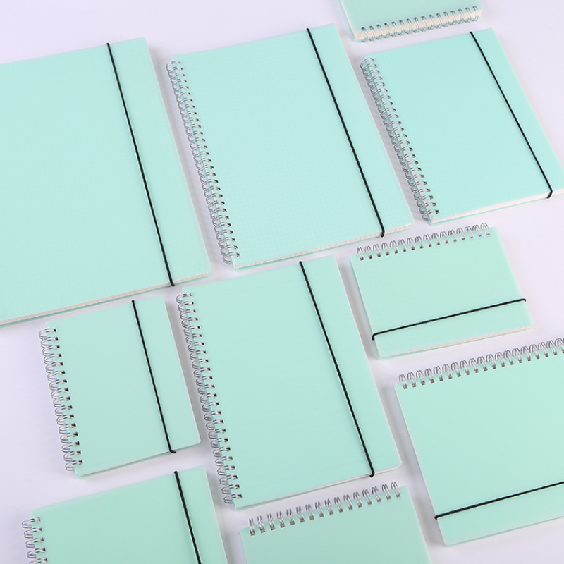 A6 A5 B5 A4 Green Spiral Book  - A5 Spiral Dotted Grid Notebook ulasan dan harga