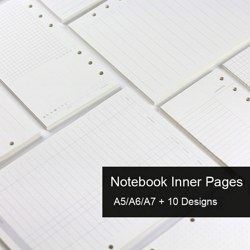 45 Sheets A5 A6A7 Loose Leaf N - A5 Spiral Dotted Grid Notebook ulasan dan harga