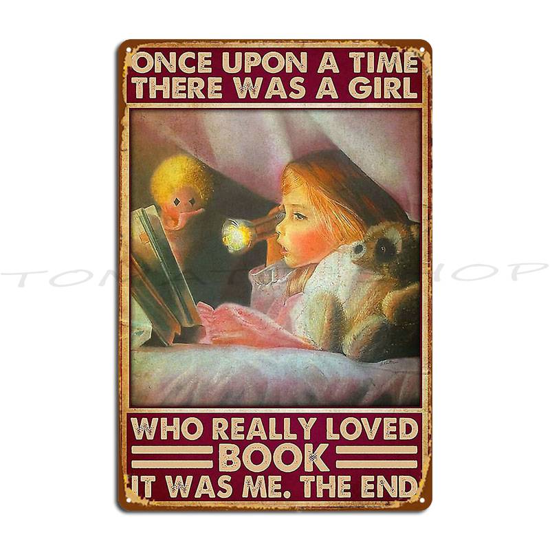 Once Upon Book Metal Sign Plaq - Books ulasan dan harga