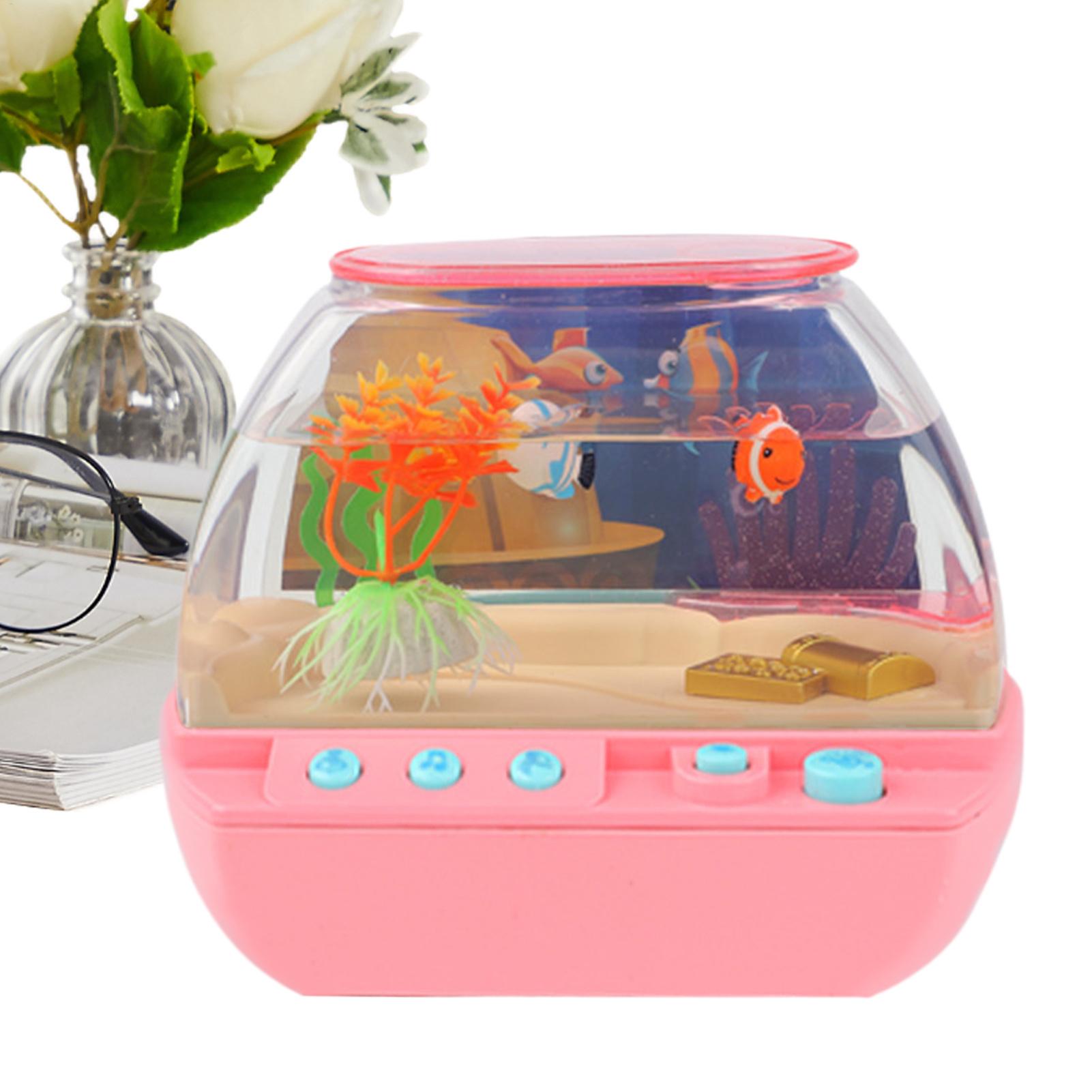 Toy Fish Tank Home Decoration  - Music ulasan dan harga