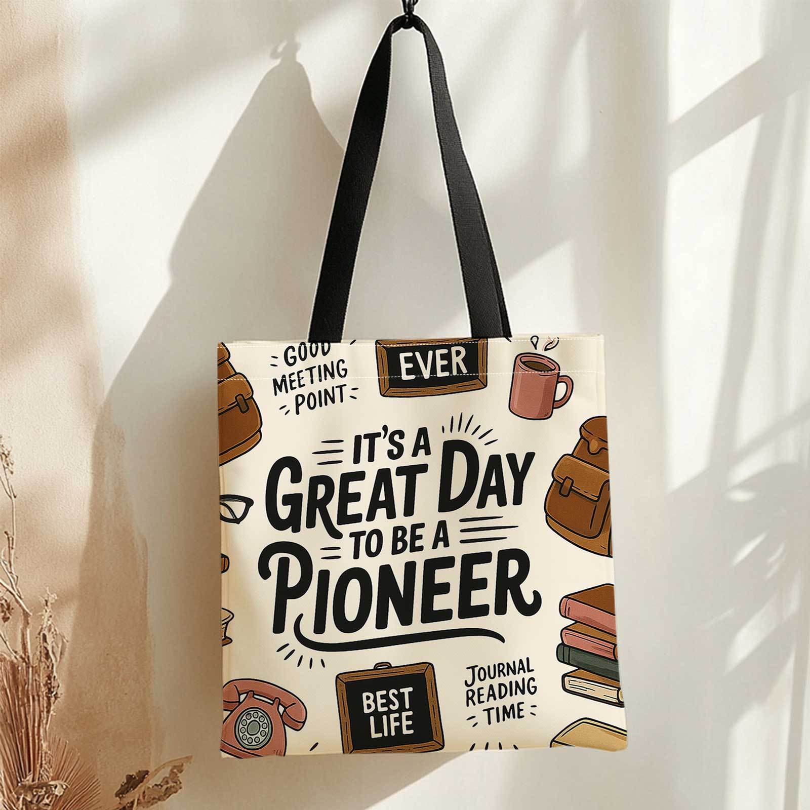A Shopping Tote Bag with Print - Books ulasan dan harga