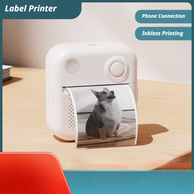 Mini Pocket Bluetooth Thermal  - Mini Pocket Thermal Printer Paper Roll ulasan dan harga