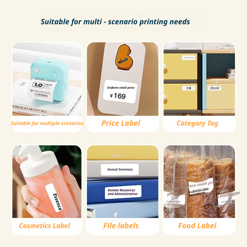 Mini Pocket Bluetooth Thermal  - Mini Pocket Thermal Printer Paper Roll ulasan dan harga