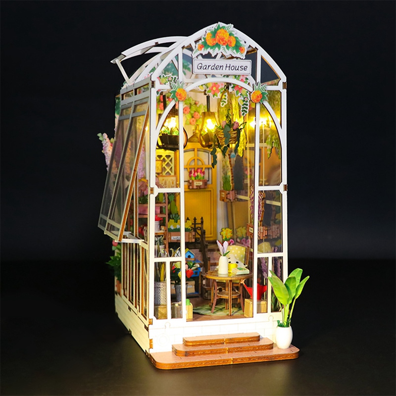 Book Nook Kit DIY Miniature Ho - Books ulasan dan harga