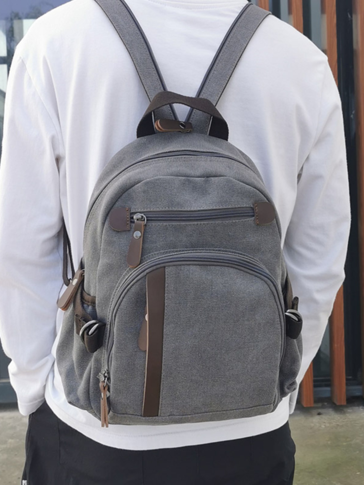 Small Canvas Backpack Leisure  - Books ulasan dan harga