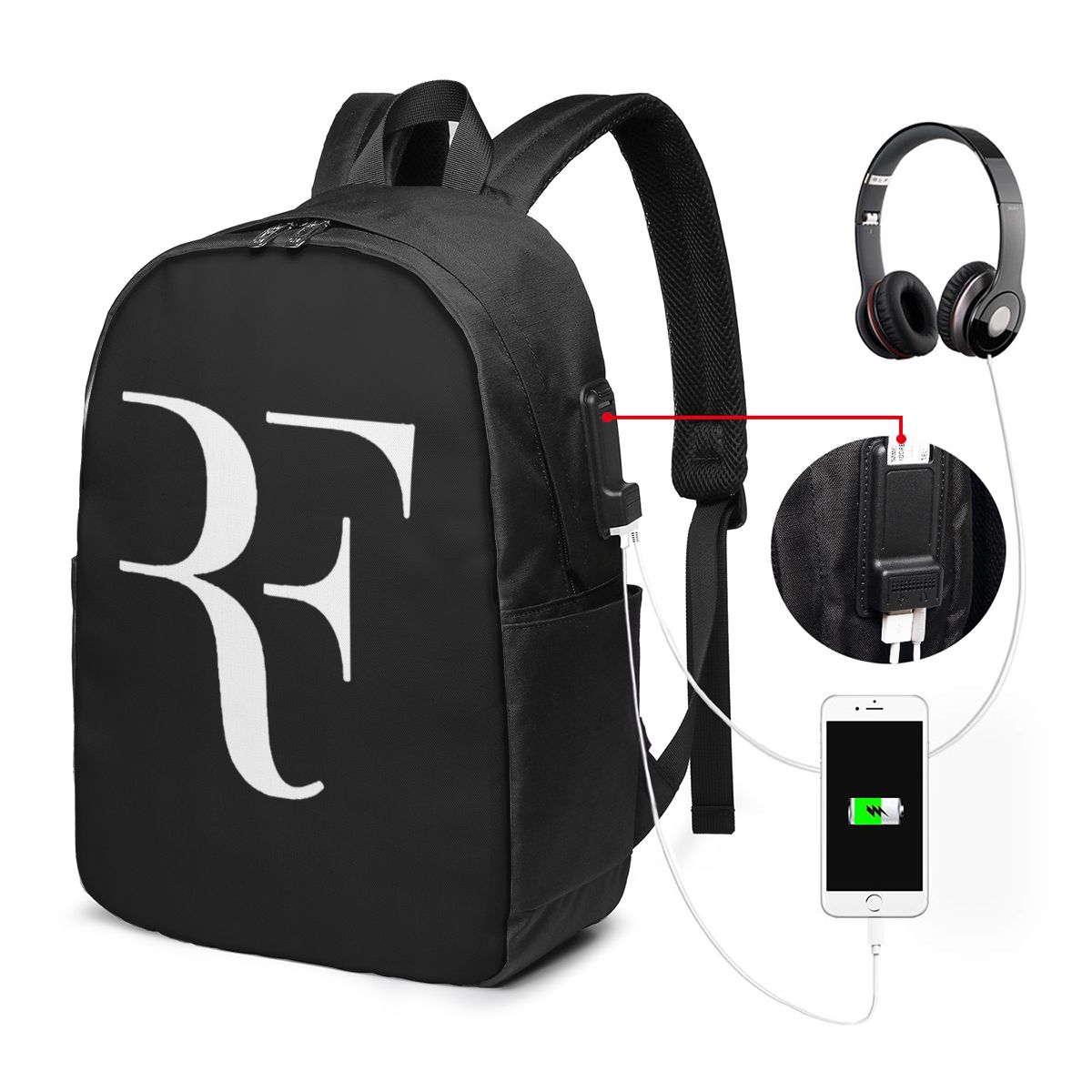 Roger Federer Backpack Travel  - Books ulasan dan harga