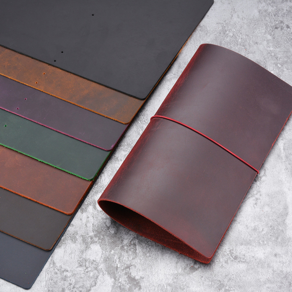 DIY Notebook Cover Crazy Horse - Vintage Leather Journal Notebook ulasan dan harga