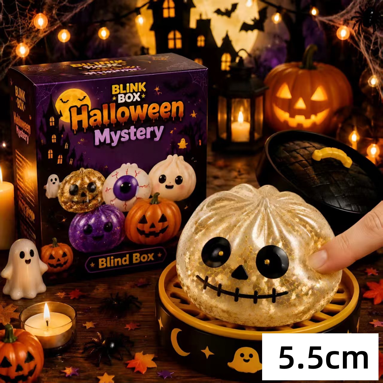 hot 5.5cm Halloween Ghost Pinc - Music ulasan dan harga