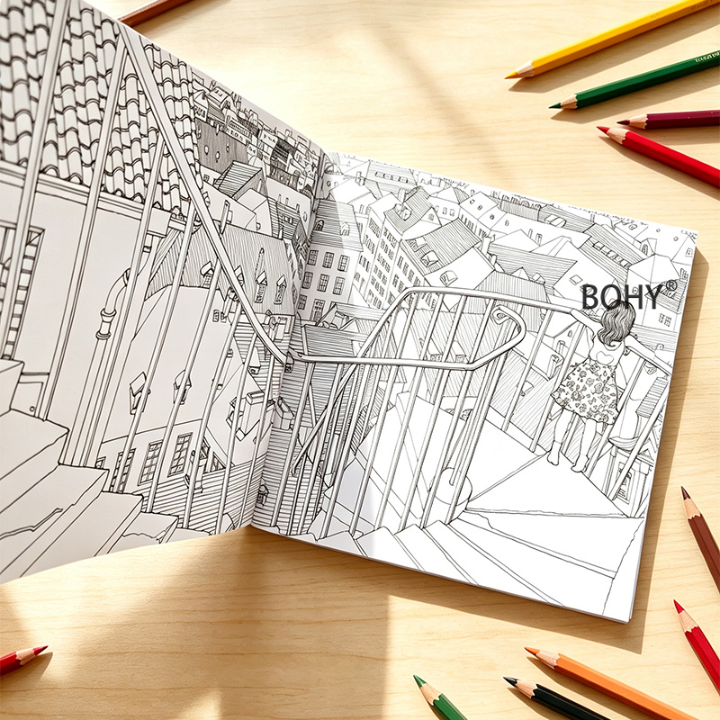 1 Time Travel Themed Coloring  - Adult Coloring Book Stress Relief ulasan dan harga