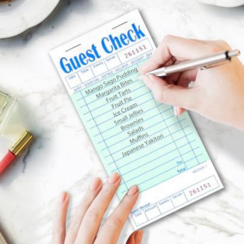 5 Pack Guest Check Books, Serv - Books ulasan dan harga