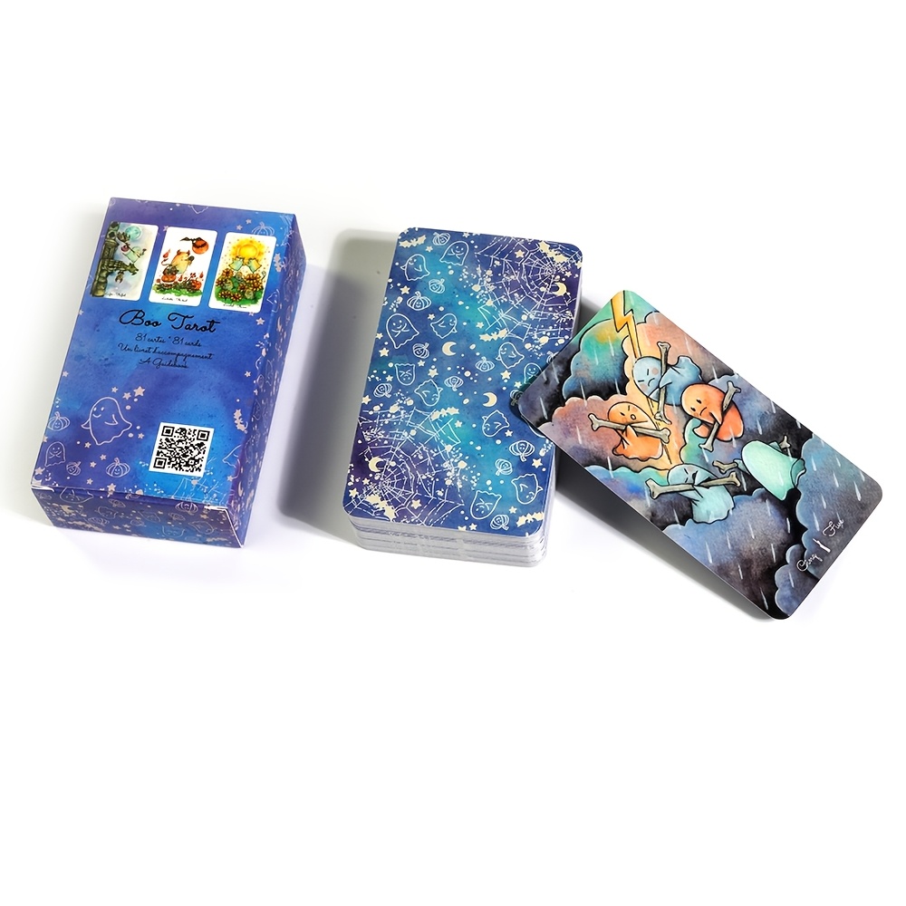 Boo Tarot Deck Ghosts Ghost Re - Tarot Deck With Guidebook ulasan dan harga